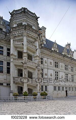 France, Touraine, Blois, castle View Large Photo Image Stock Photo - France, Touraine, Blois, castle. Fotosearch