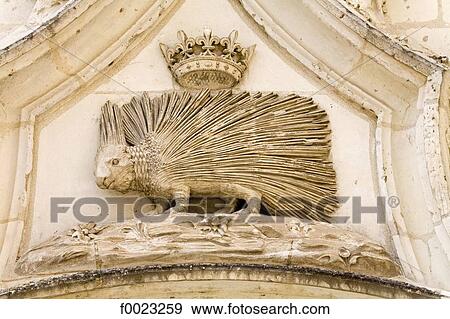 France, Touraine, Blois, castle, architecture detail View Large Photo Image Stock Photo - France, Touraine, Blois, castle, architecture detail. Fotosearch