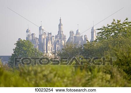France, Touraine, Chambord, castle View Large Photo Image Picture - France, Touraine, Chambord, castle. Fotosearch