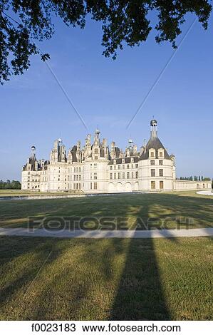 France, Touraine, Chambord, castle View Large Photo Image Stock Image - France, Touraine, Chambord, castle. Fotosearch