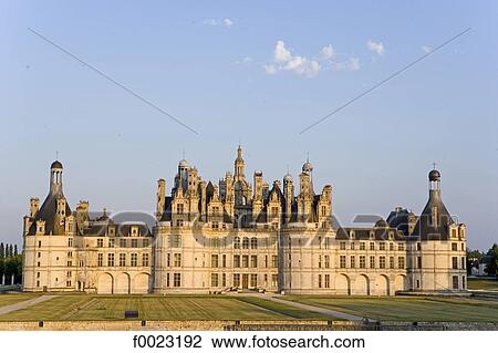 France, Touraine, Chambord, castle View Large Photo Image Stock Image - France, Touraine, Chambord, castle. Fotosearch
