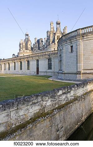 Stock Image - France, Touraine, Chambord, castle. Fotosearch