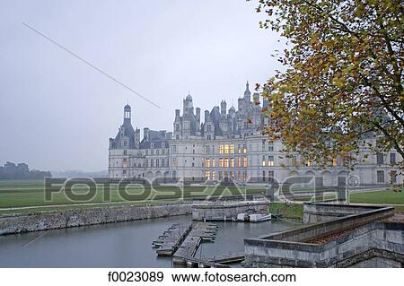 France, Touraine, Chambord, castle View Large Photo Image Stock Photo - France, Touraine, Chambord, castle. Fotosearch