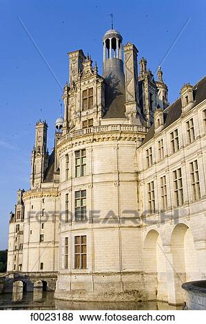 France, Touraine, Chambord, castle View Large Photo Image Stock Photo - France, Touraine, Chambord, castle. Fotosearch