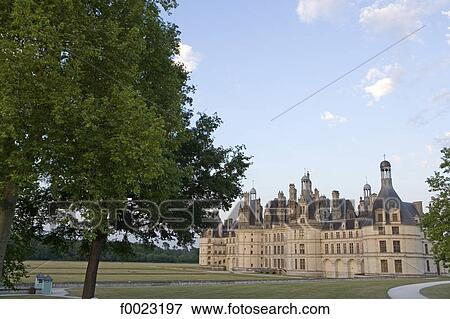 France, Touraine, Chambord, castle View Large Photo Image Stock Photo - France, Touraine, Chambord, castle. Fotosearch