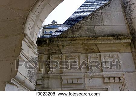 France, Touraine, Chambord, castle, architecture detail View Large Photo Image Stock Photo - France, Touraine, Chambord, castle, architecture detail. Fotosearch