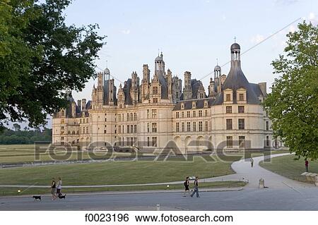 France, Touraine, Chambord, castle View Large Photo Image Stock Photograph - France, Touraine, Chambord, castle. Fotosearch