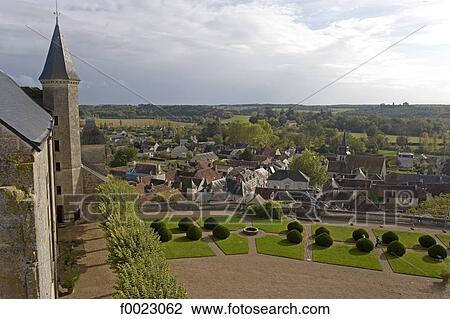 France, Touraine, Le Grand-Pressigny, medieval castle ruins general view View Large Photo Image Stock Image - France, Touraine, Le Grand-Pressigny, medieval castle ruins general view. Fotosearch