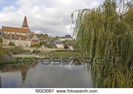 Stock Photo - France, Touraine, Preuilly-sur-Claise. Fotosearch