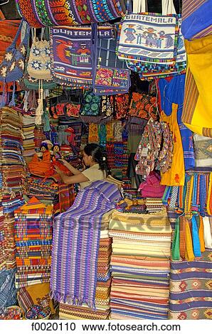 Guatemala, Antigua, market, multicoloured fabrics View Large Photo Image Stock Image - Guatemala, Antigua, market, multicoloured fabrics. Fotosearch