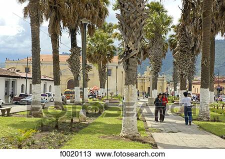 Stock Image - Guatemala, Antigua, strollers. Fotosearch