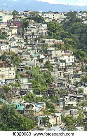 Guatemala, Guatemala city, slums View Large Photo Image Stock Image - Guatemala, Guatemala city, slums. Fotosearch