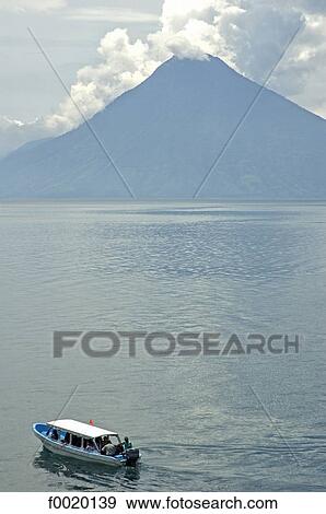 Guatemala, lake Atitlan, volcano View Large Photo Image Stock Photo - Guatemala, lake Atitlan, volcano. Fotosearch