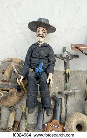Guatemala, San Andres Itzapa, effigy of San Simon also called Maximon View Large Photo Image Picture - Guatemala, San Andres Itzapa, effigy of San Simon also called Maximon. Fotosearch