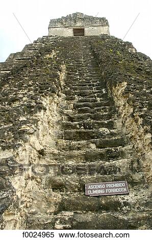 Guatemala, Tikal National Park, pyramid of the Temple of the Jaguar View Large Photo Image Stock Photography - Guatemala, Tikal National Park, pyramid of the Temple of the Jaguar. Fotosearch