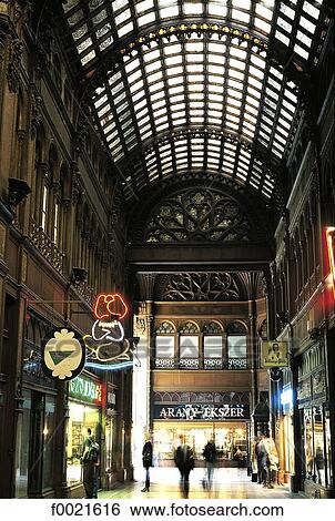Hungary, Budapest, shopping center View Large Photo Image Stock Photograph - Hungary, Budapest, shopping center. Fotosearch