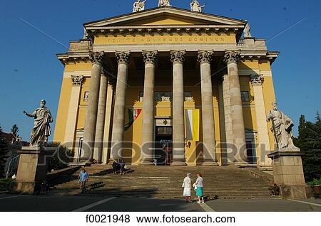 Hungary, Eger, basilica View Large Photo Image Stock Photo - Hungary, Eger, basilica. Fotosearch