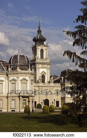 Stock Image - Hungary, Keszthely, Festetics Castle. Fotosearch