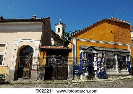 Hungary, Szentendre, Fö tér Place View Large Photo Image Stock Image - Hungary, Szentendre, Fö tér Place. Fotosearch