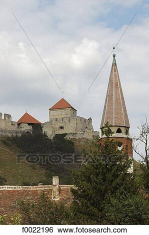 Hungary, Sümeg, castle View Large Photo Image Stock Photograph - Hungary, Sümeg, castle. Fotosearch