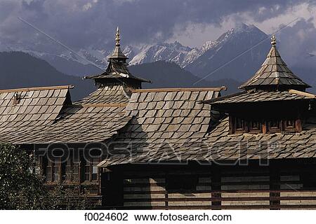 India, Himachal Pradesh, Sarahan, Bhimakali Temple View Large Photo Image Stock Image - India, Himachal Pradesh, Sarahan, Bhimakali Temple. Fotosearch