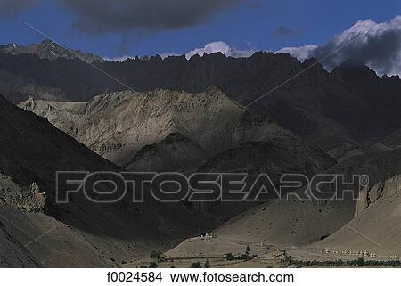 Picture - India, Jammu and Kashmir, Ladakh, near Lamayuru, landscape. Fotosearch