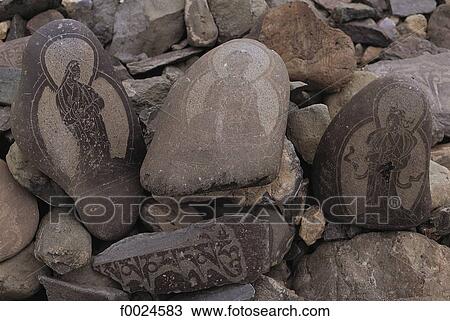 India, Jammu and Kashmir, Ladakh, Tongde, mani wall View Large Photo Image Stock Image - India, Jammu and Kashmir, Ladakh, Tongde, mani wall. Fotosearch