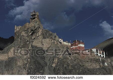 India, Jammu and Kashmir, Ladakh, Wanla, ruins of the citadel and the monastery View Large Photo Image Stock Image - India, Jammu and Kashmir, Ladakh, Wanla, ruins of the citadel and the monastery. Fotosearch