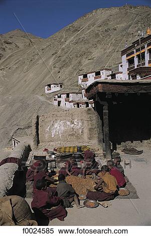 Stock Photography - India, Jammu and Kashmir, Ladakh, Rizong Monastery. Fotosearch