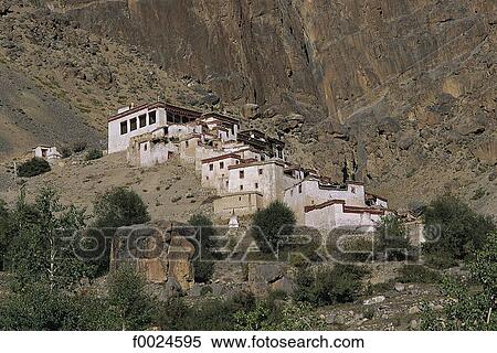 Stock Photography - India, Jammu and Kashmir, Ladakh, Lingshed Monastery. Fotosearch