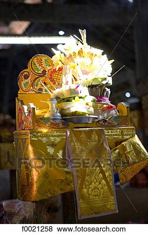 Indonesia, Bali, Jimbaran, market hall, offerings View Large Photo Image Stock Photo - Indonesia, Bali, Jimbaran, market hall, offerings. Fotosearch