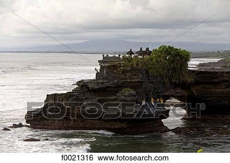 Indonesia, Bali, Tanah Loth temple by the seaside View Large Photo Image Stock Photograph - Indonesia, Bali, Tanah Loth temple by the seaside. Fotosearch