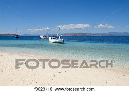 Indonesia, Flores, Lubuanbajo bay, Pulau Sebolan, beach View Large Photo Image Stock Photo - Indonesia, Flores, Lubuanbajo bay, Pulau Sebolan, beach. Fotosearch