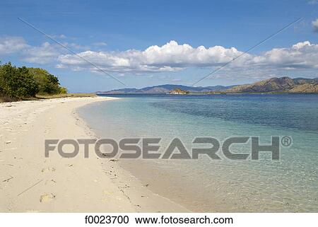 Indonesia, Flores, near Riung, Pulau Tujuhbelas archipelago, Pulau Tiga, beach View Large Photo Image Stock Image - Indonesia, Flores, near Riung, Pulau Tujuhbelas archipelago, Pulau Tiga, beach. Fotosearch