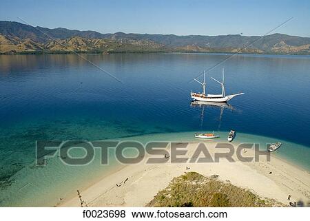 Indonesia, Flores, near Riung, Pulau Tujuhbelas archipelago, beach View Large Photo Image Stock Photo - Indonesia, Flores, near Riung, Pulau Tujuhbelas archipelago, beach. Fotosearch