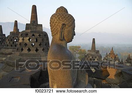 Indonesia, Java, Borobudur Temple View Large Photo Image Stock Image - Indonesia, Java, Borobudur Temple. Fotosearch