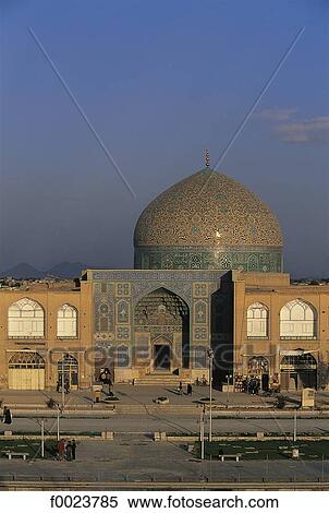 Iran, Esfahan, Sheikh Lotfollah Mosque View Large Photo Image Stock Photography - Iran, Esfahan, Sheikh Lotfollah Mosque. Fotosearch