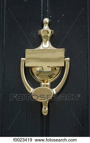 Irelande, Dublin, door knocker View Large Photo Image Stock Photo - Irelande, Dublin, door knocker. Fotosearch
