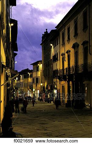 Italy, Tuscany, Arezzo, main street View Large Photo Image Stock Photo - Italy, Tuscany, Arezzo, main street. Fotosearch