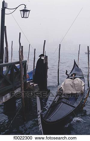 Stock Image - Italy, Venice, Carnival masks. Fotosearch