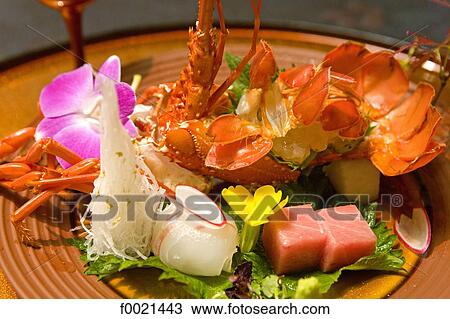 Japan, island of Kyushu, Ibusuki, Hakusuikan Hotel, shellfish dish View Large Photo Image Stock Image - Japan, island of Kyushu, Ibusuki, Hakusuikan Hotel, shellfish dish. Fotosearch