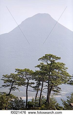 Stock Photograph - Japan, island of Kyushu, Ibusuki, Kaemon volcano. Fotosearch