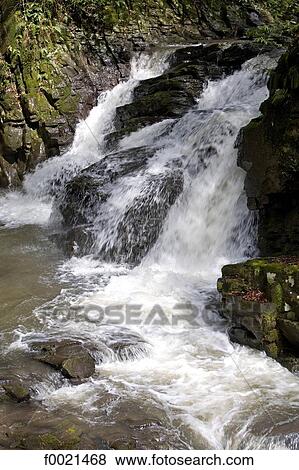 Japan, island of Kyushu, Kurokawa, hot springs, cascade View Large Photo Image Stock Photo - Japan, island of Kyushu, Kurokawa, hot springs, cascade. Fotosearch