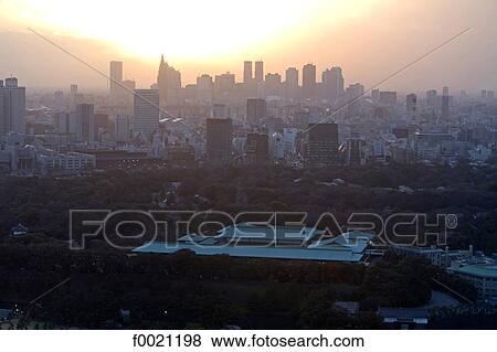 Japan, Tokyo, Shinjuku quarter at dusk View Large Photo Image Stock Photo - Japan, Tokyo, Shinjuku quarter at dusk. Fotosearch