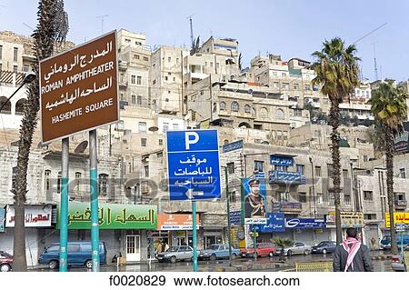 Jordan, Amman, historical downtown View Large Photo Image Stock Photo - Jordan, Amman, historical downtown. Fotosearch