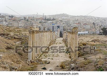 Jordan, Jerash, Temple of Zeus View Large Photo Image Stock Image - Jordan, Jerash, Temple of Zeus. Fotosearch