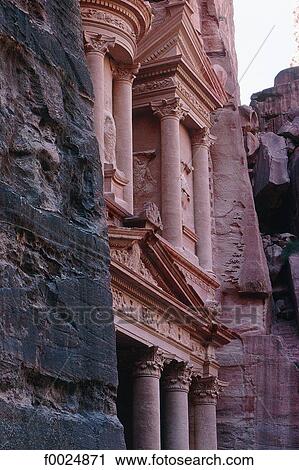 Stock Image - Jordan, Petra, al Khazneh. Fotosearch