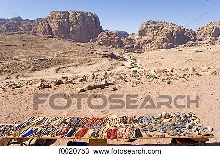 Stock Image - Jordan, Petra, souvenirs. Fotosearch