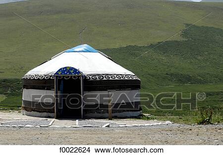 Kyrgyzstan, Suusamyr valley, yurt View Large Photo Image Picture - Kyrgyzstan, Suusamyr valley, yurt. Fotosearch
