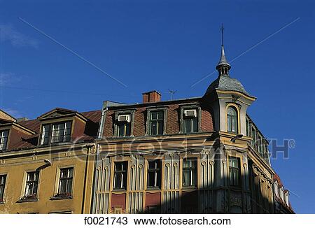 Latvia, Riga, building in the old city View Large Photo Image Stock Image - Latvia, Riga, building in the old city. Fotosearch